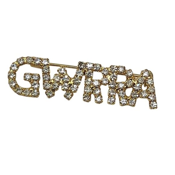GWRRA Honda Gold Wing Road Riders Association Rhinestone Lapel Pin Motorcycle - Picture 1 of 5